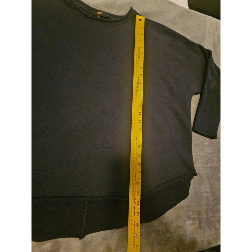 Quince Organic French Terry Crew Sweatshirt Deep Navy Medium - Picture 2 of 7